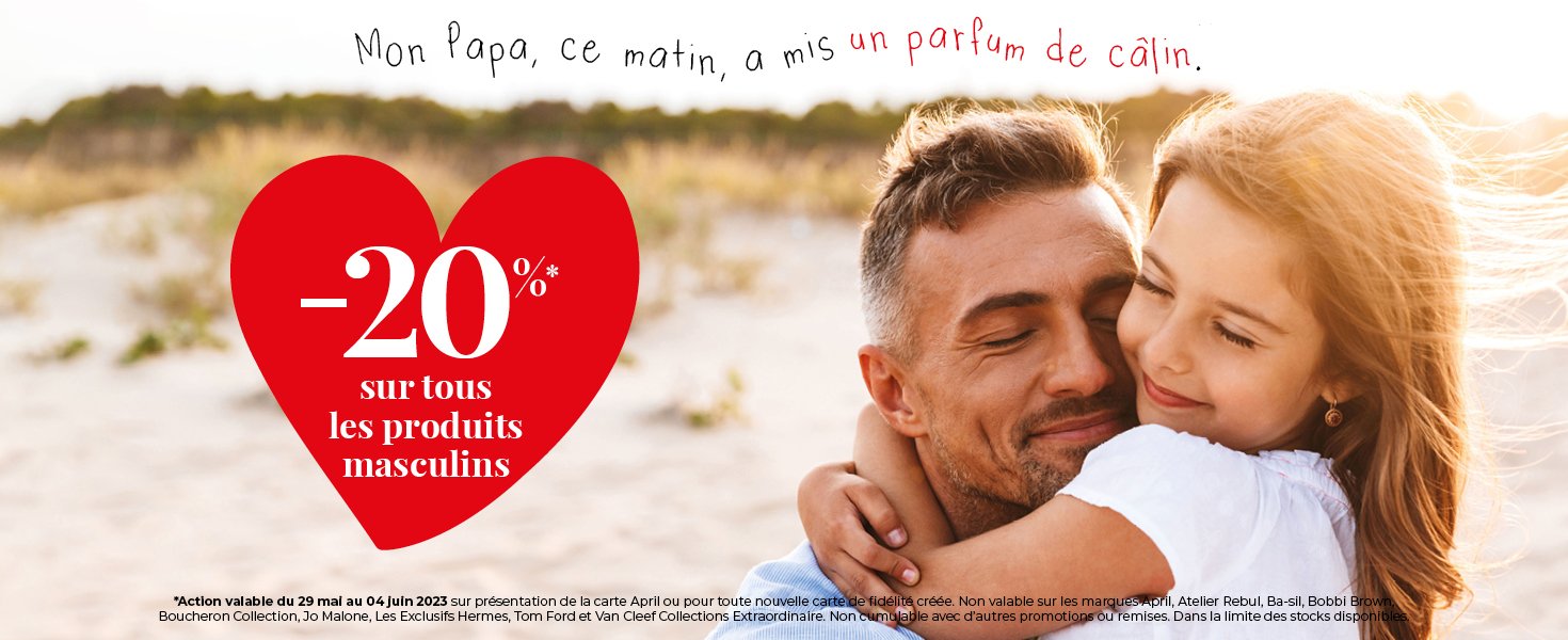 -20% sur tous les produits masculins