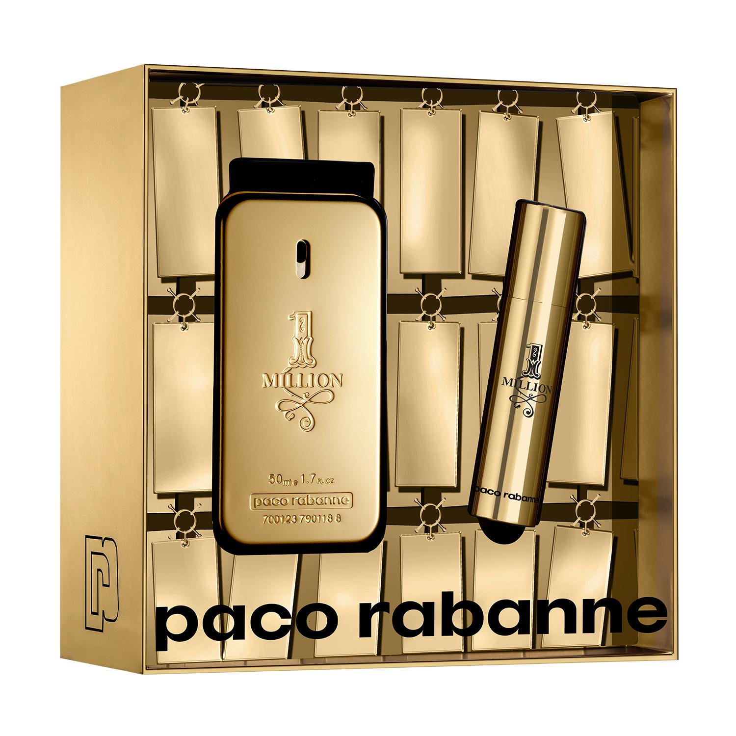 PACO RABANNE 1 MILLION EDT 50ML + TRAVEL SPRAY 10ML
