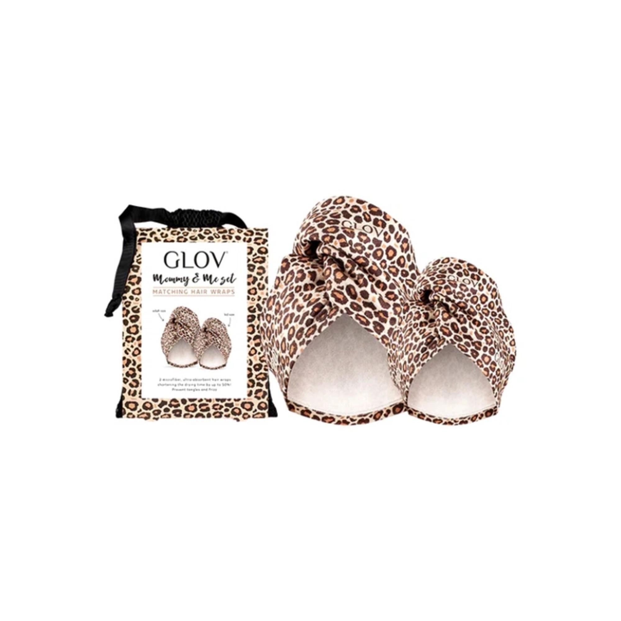 Coffret Mommy & Me Cheetah 2 Turbans Cheveux Adulte & Enfant