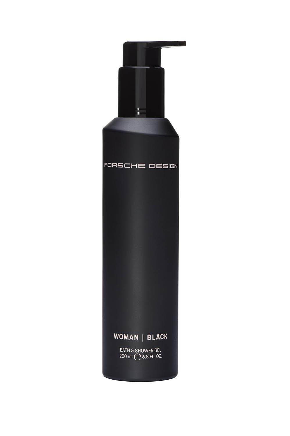 PORSCHE DESIGN WOMAN BLACK BATH & SHOWER GEL 200ML