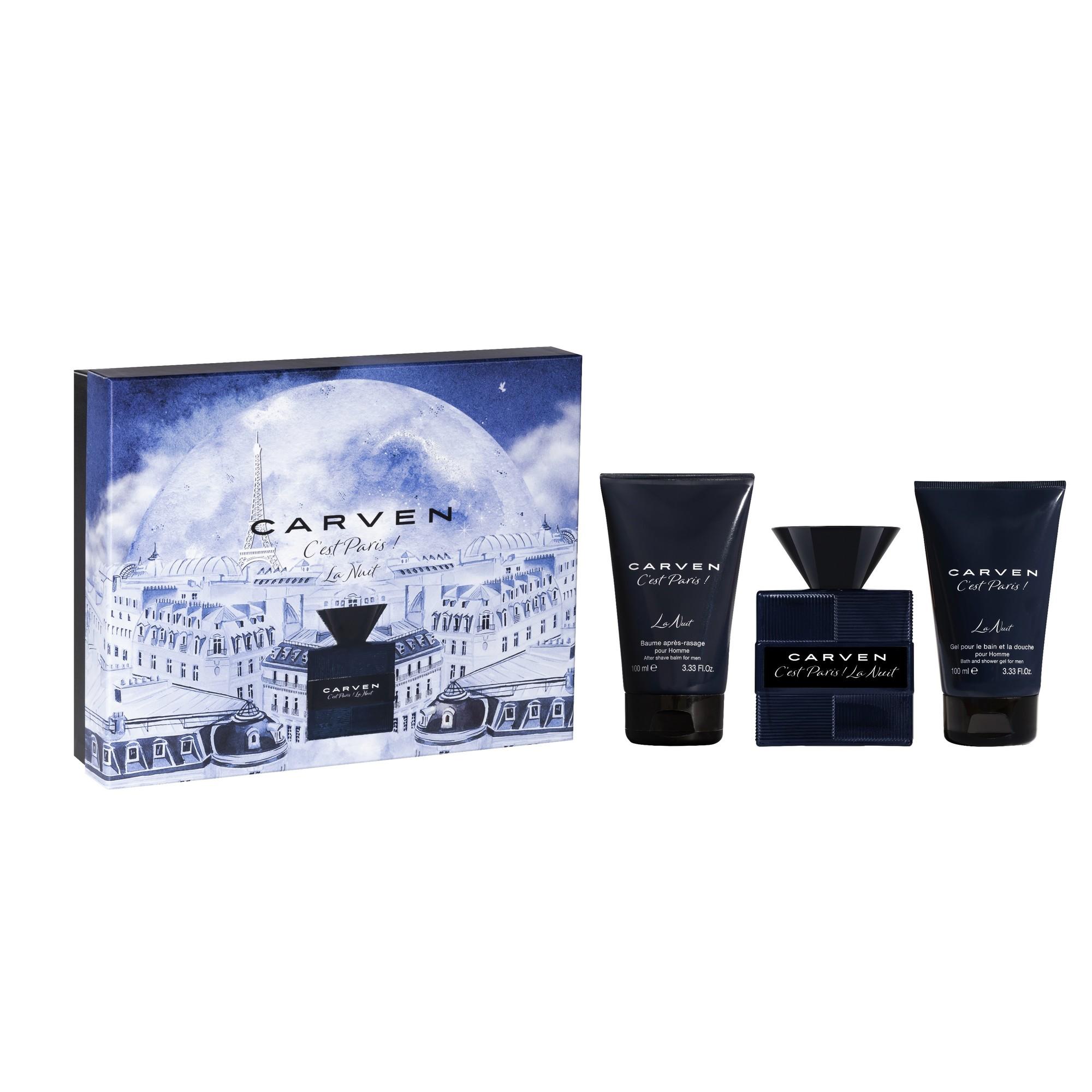 Carven c'est paris! nacht set voor mannen - 100 ml