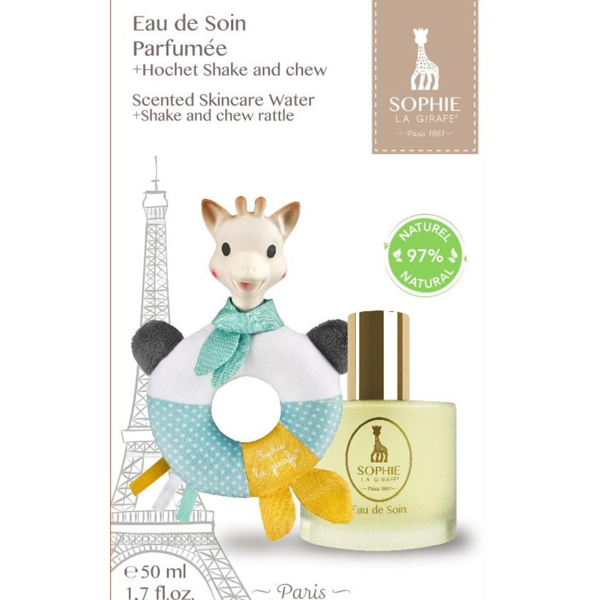 Eau de Soin Parfumée + Hochet Shake & chew