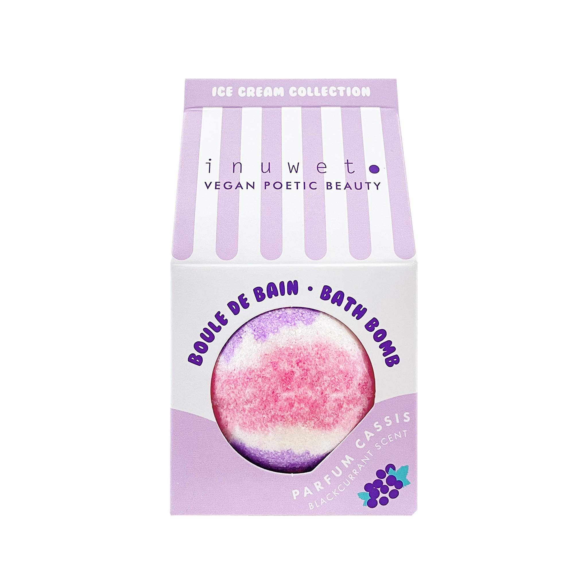 Bombe de bain effervescente Icecream - Cassis