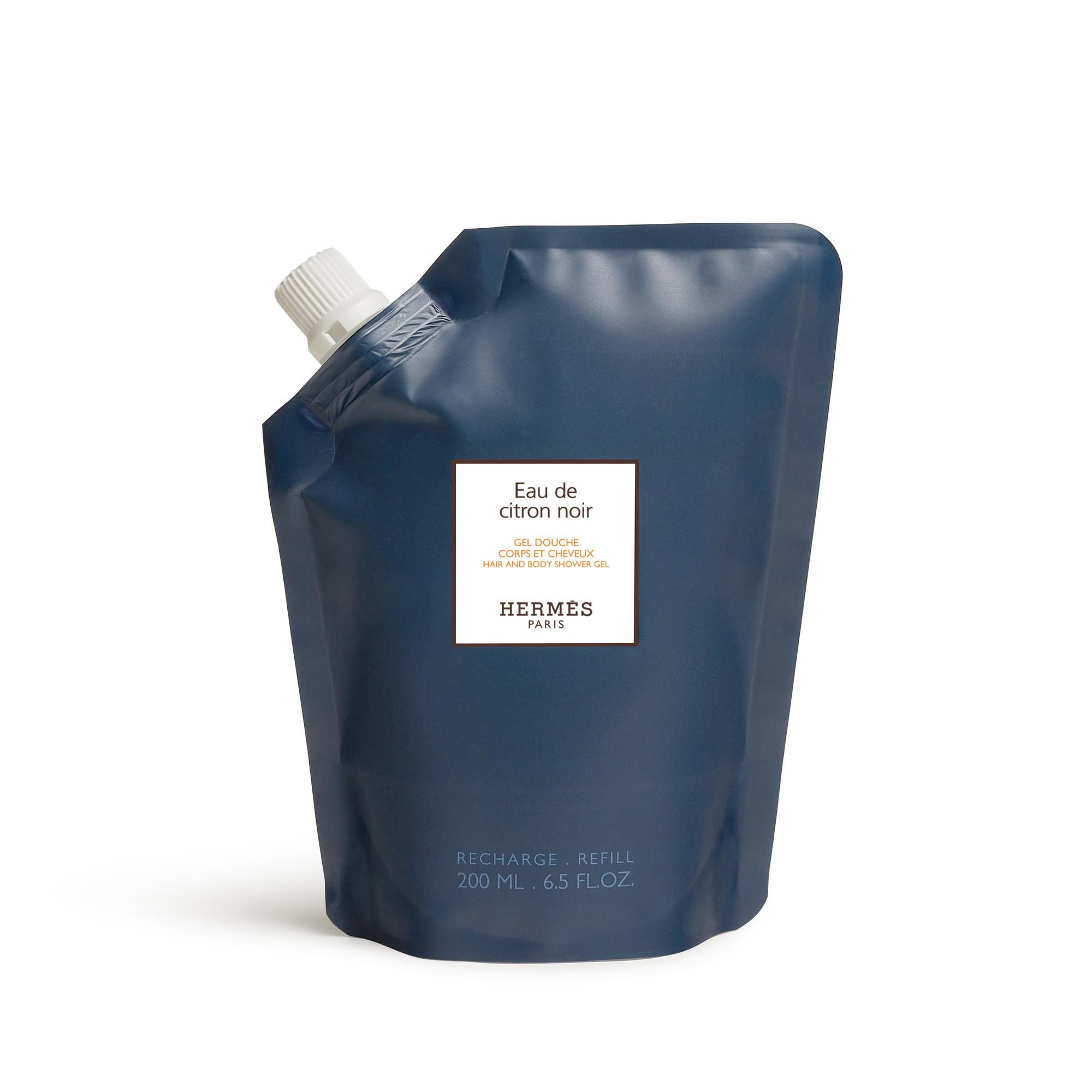 Eau de citron noir, recharge gel douche corps et cheveux