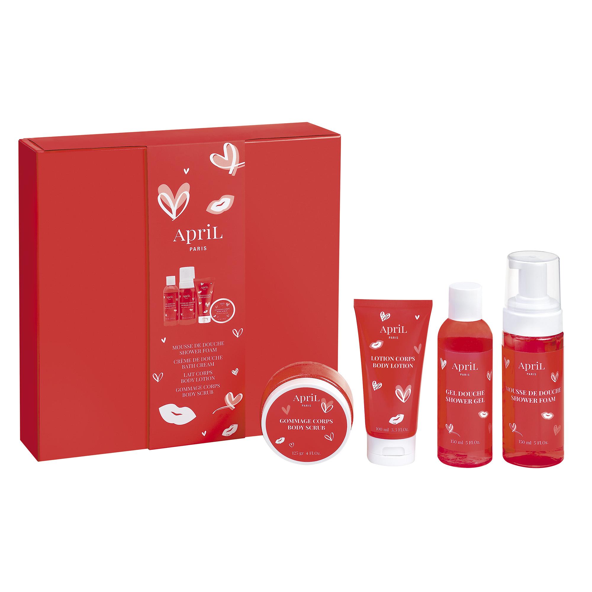 Coffret rituel bain - bois de rose