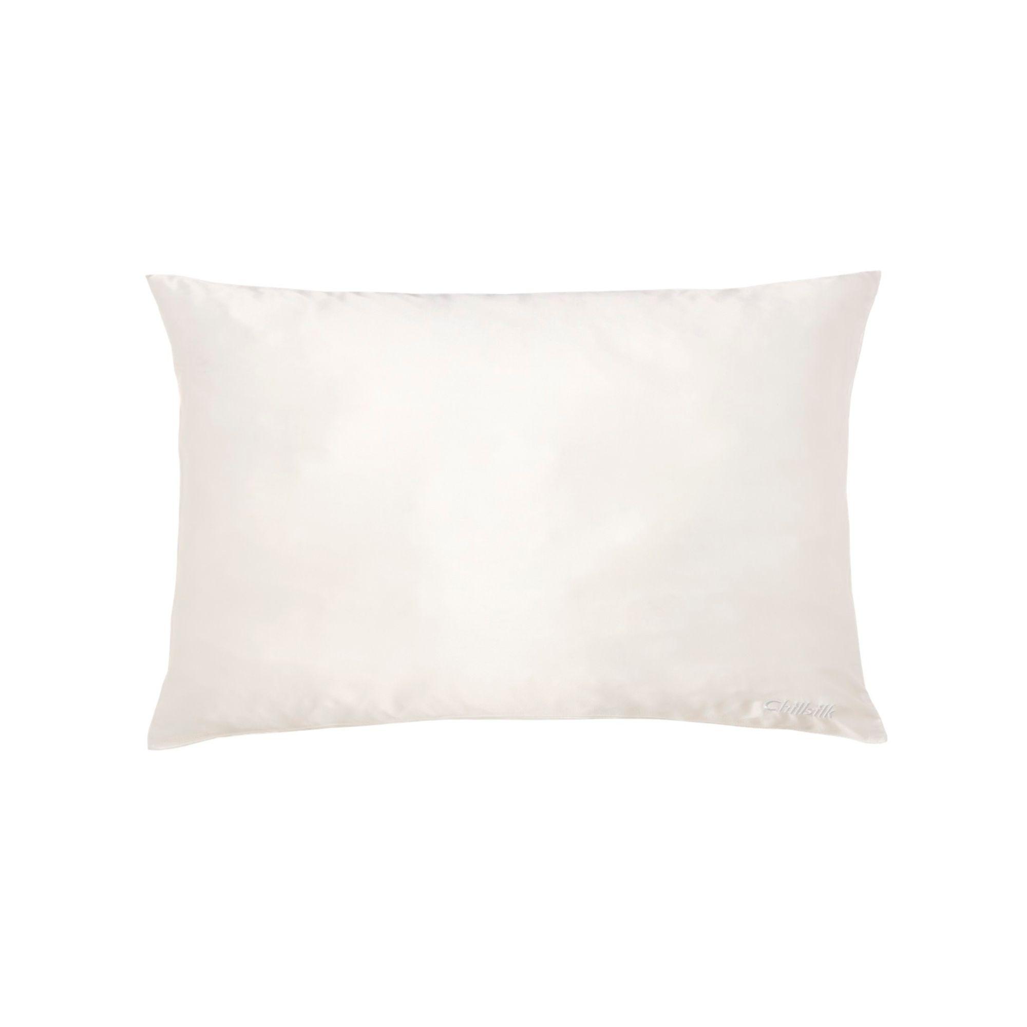 Taie d'oreiller en soie rectangle snow