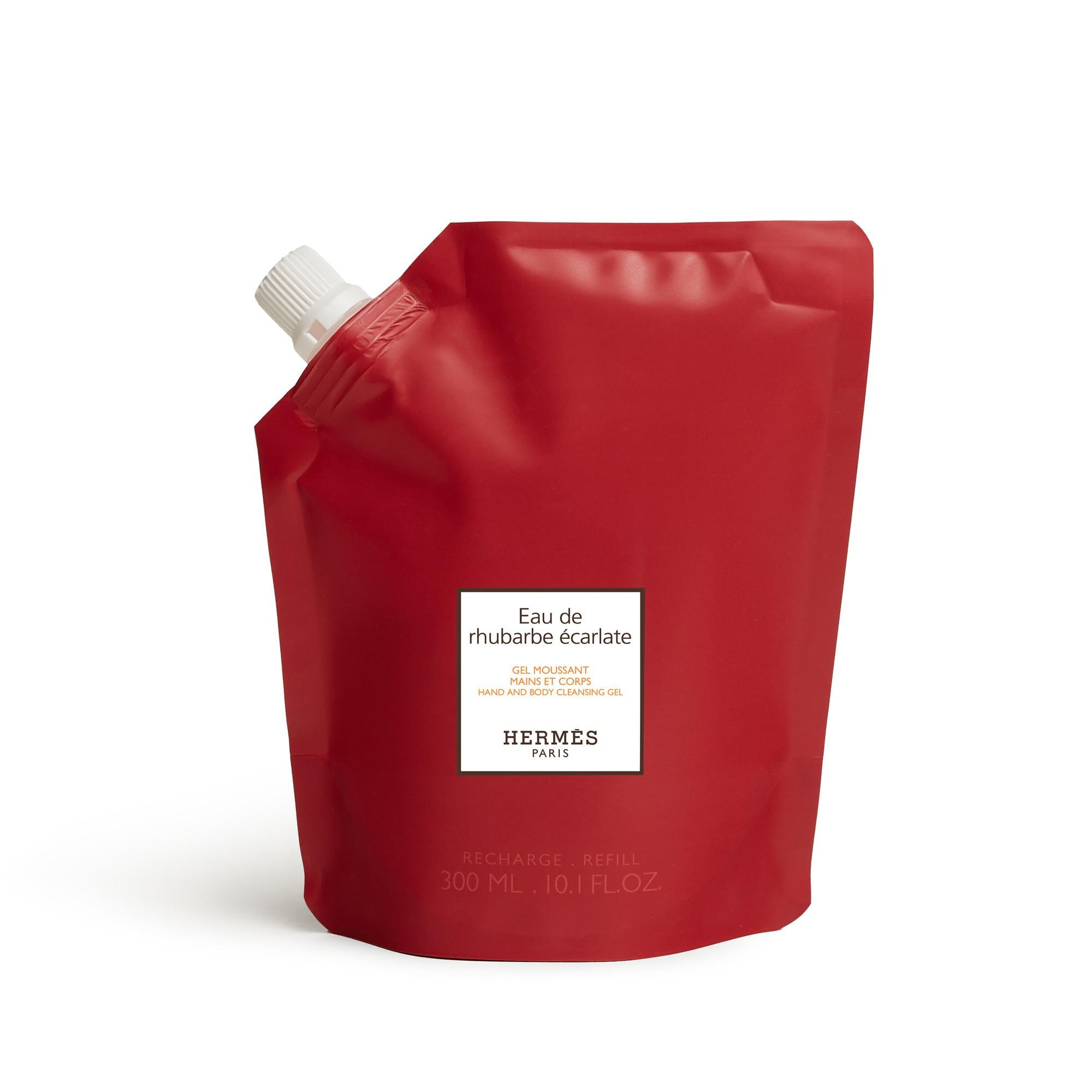 Eau de rhubarbe écarlate, recharge gel moussant mains et corps