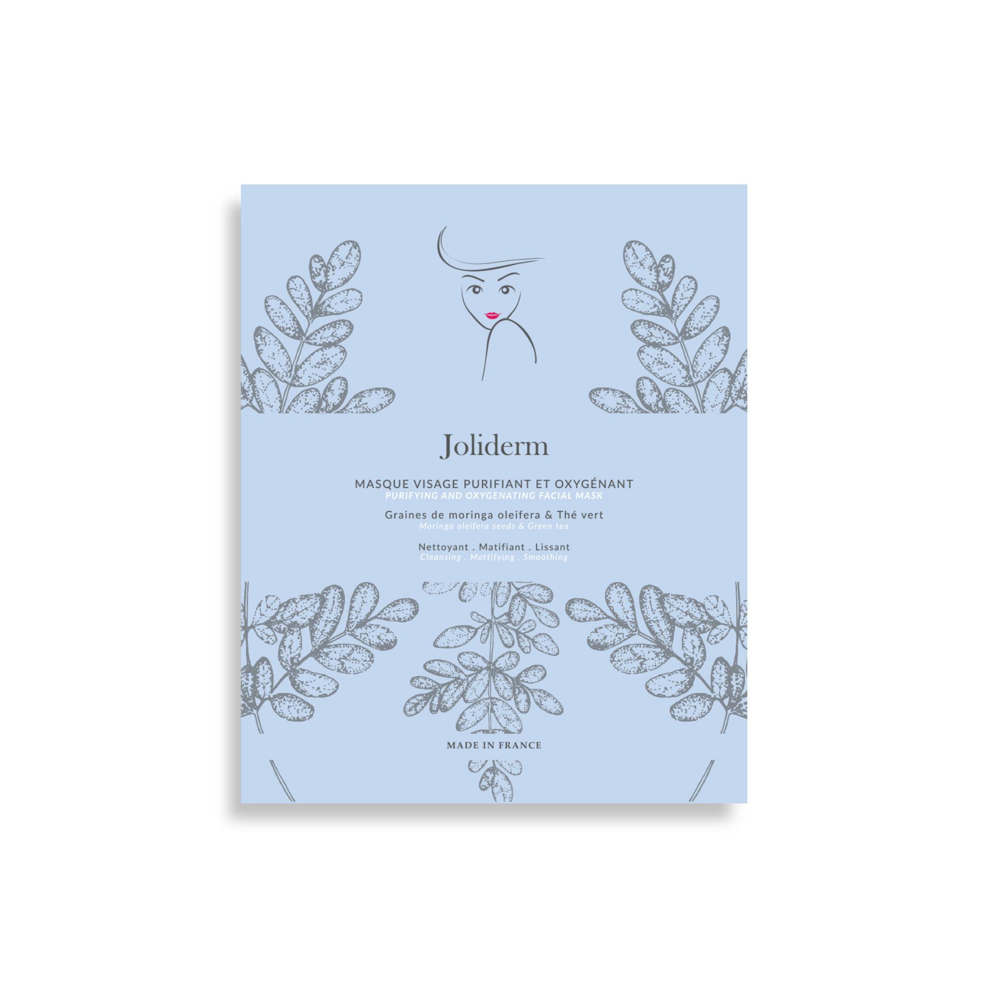 Masque visage purifiant et oxygénant