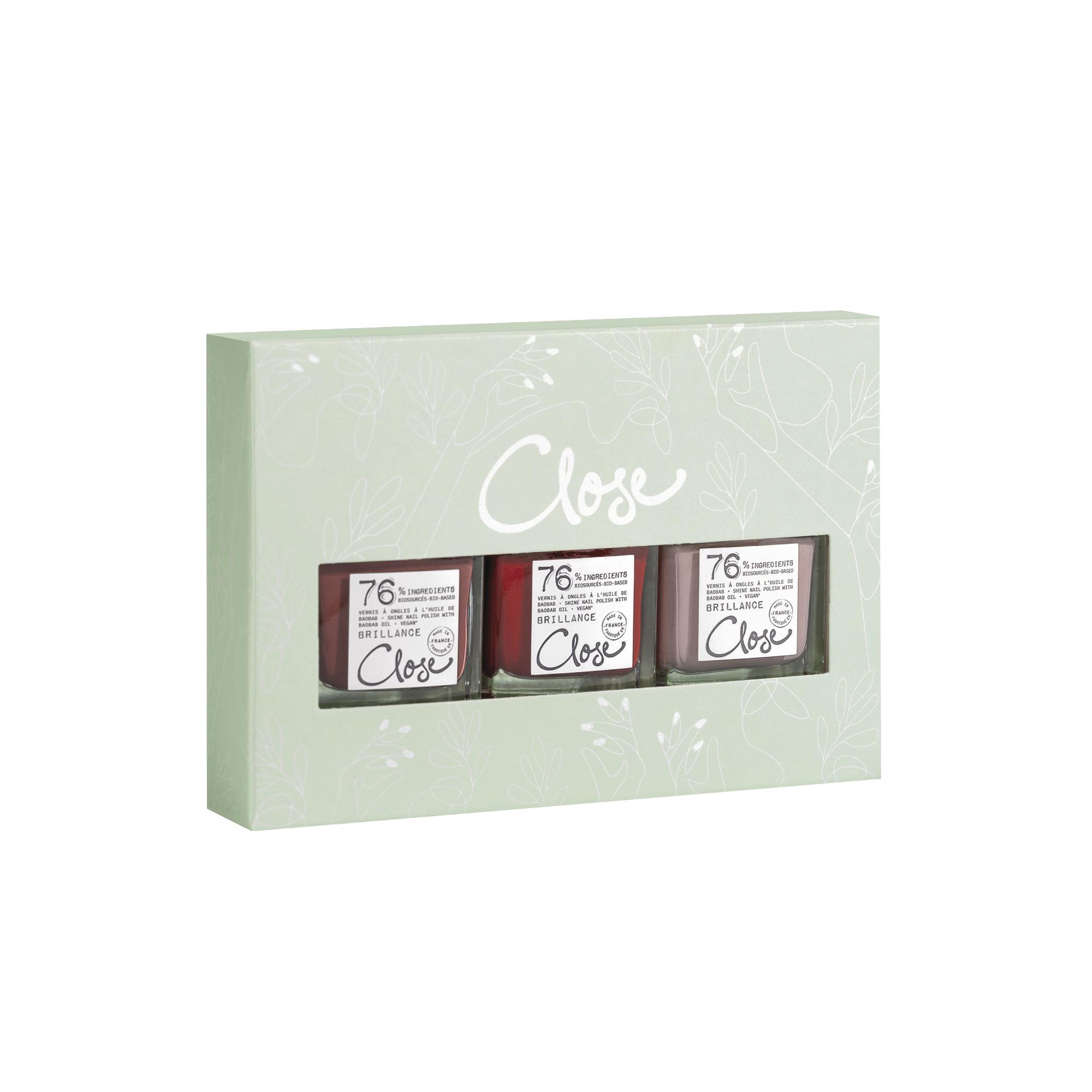 Coffret 3 vernis - les basiques