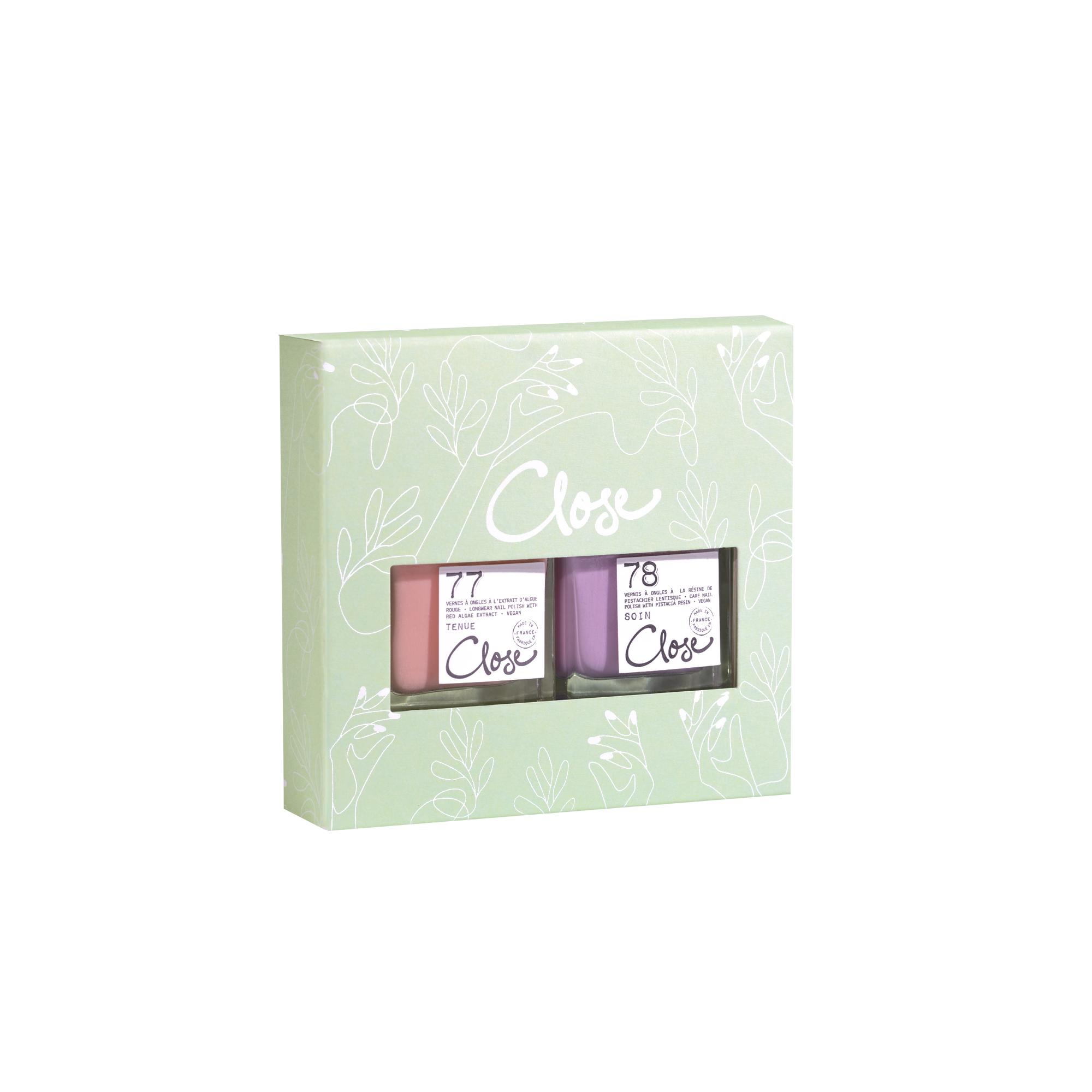 Coffret 2 vernis - les pastels