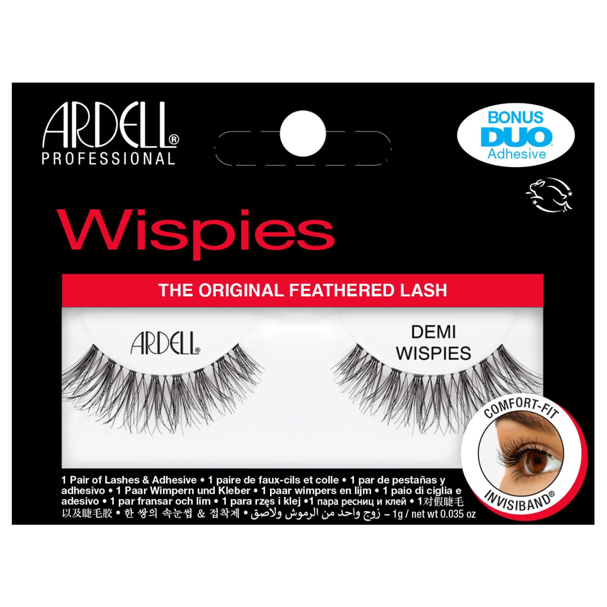 Faux-cils Demi Wispies avec colle Duo transparente de 1gr