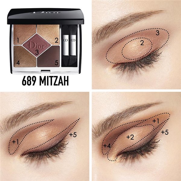 Dior 5 couleurs sale palette fards a paupieres